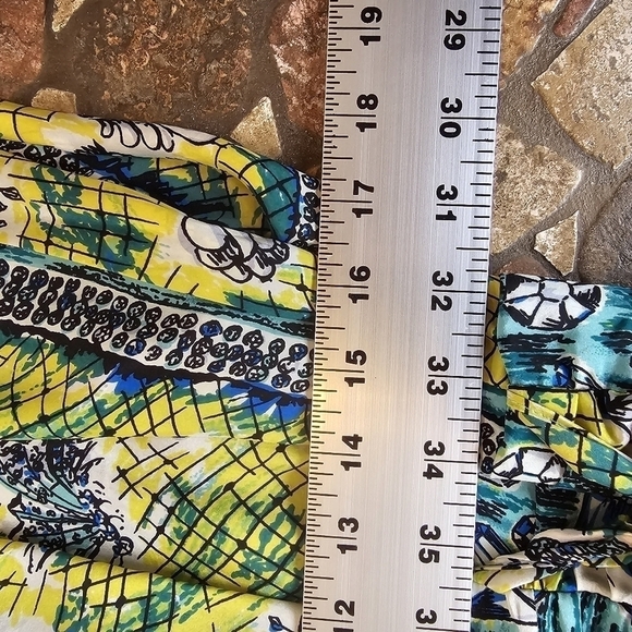 100% Silk Nanette Lepore "Ciao Bella" Print Wrap Blouse, Size Small - Picture 10 of 10